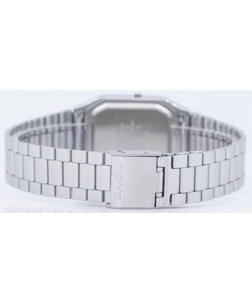Refurbished Casio Vintage Analog Digital Stainless Steel Black Dial AQ-230A-1DHDF Unisex Watch