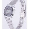 Refurbished Casio Digital Stainless Steel Quartz LA670WA-7DF Women's Watch