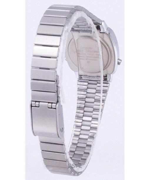 Refurbished Casio Digital Stainless Steel Quartz LA670WA-7DF Women's Watch