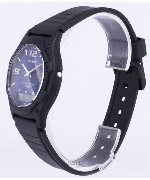 Refurbished Casio Analog Digital Resin Strap Blue Dial Quartz AW-49HE-2AVDF Men's Watch