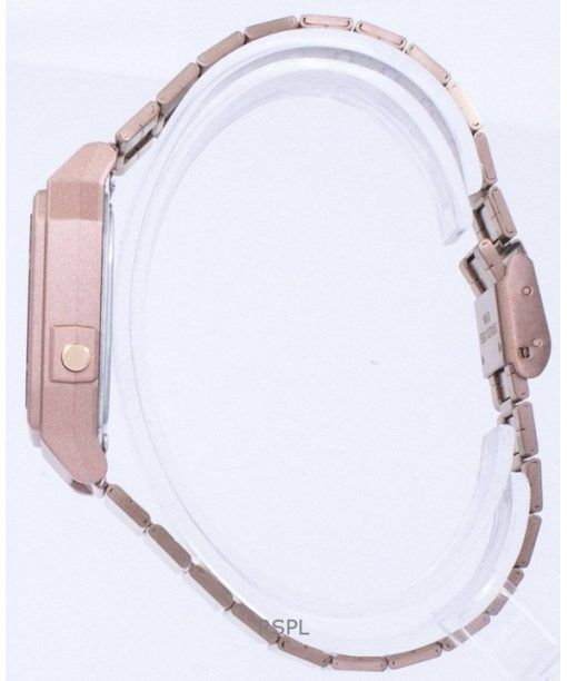 Refurbished Casio Vintage Digital Rose Gold Tone Stainless Steel Quartz B650WC-5A Unisex Watch