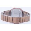 Refurbished Casio Vintage Digital Rose Gold Tone Stainless Steel Quartz B650WC-5A Unisex Watch