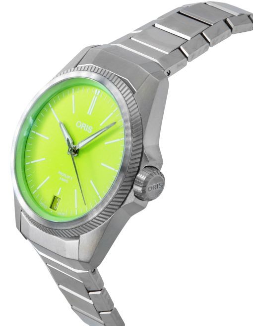 Oris ProPilot X Kermit Edition Titanium Green Dial Automatic 01-400-7778-7157-Set 100M Men's Watch
