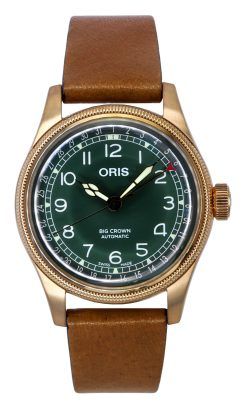 Oris Big Crown Pointer Date 80th Anniversary Edition Green Dial Automatic 01-754-7741-3167-07-5-20-58BR Men's Watch