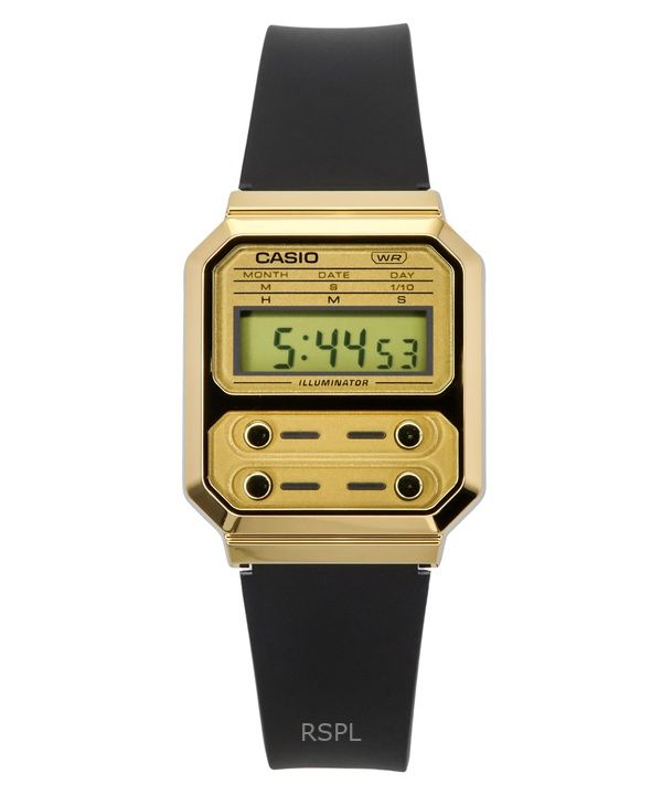 Casio Vintage Digital Resin Strap Quartz A100WEFG-9A Unisex Watch