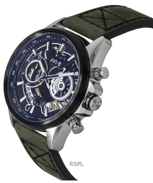 AVI-8 Hawker Harrier Matador Chronograph Viper Green Dial Quartz AV-4125-04 Men's Watch