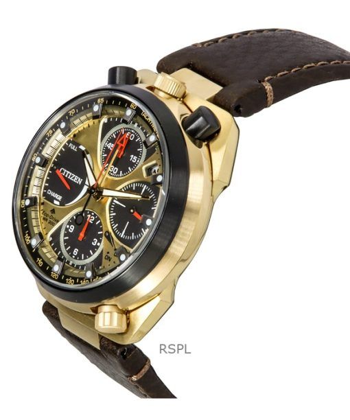 Citizen Promaster Tsuno Chronograph Limited Edition Gold And Black Dial Eco-Drive Diver's AV0072-01X 200M Men's Watch