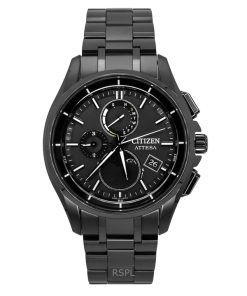 Citizen Attesa Radio-Controlled Super Titanium Black Dial Eco-Drive BY1006-62E 100M Men's Watch