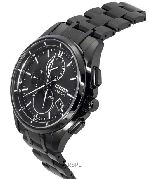 Citizen Attesa Radio-Controlled Super Titanium Black Dial Eco-Drive BY1006-62E 100M Men's Watch
