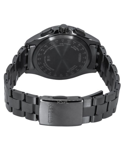Citizen Attesa Radio-Controlled Super Titanium Black Dial Eco-Drive BY1006-62E 100M Men's Watch