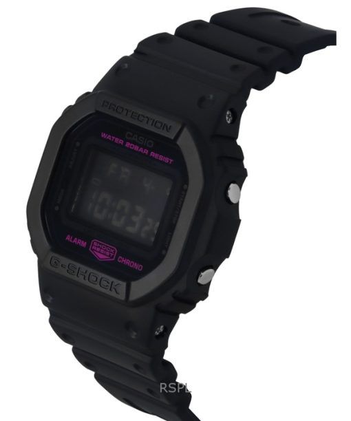 Casio G-Shock Digital Pink Ribbon Bio-Based Resin Strap Quartz DW-5600PK-1 200M Women's Watch