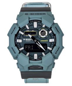 Casio G-Shock Analog Digital Cloth Strap Blue Dial Quartz GA-010CE-2A 200M Men's Watch