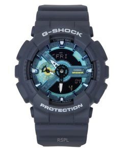 Casio G-Shock Analog Digital Bio-Based Resin Blue Dial Quartz GA-110AS-2A 200M Men's Watch