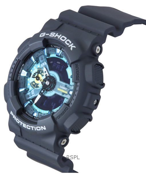 Casio G-Shock Analog Digital Bio-Based Resin Blue Dial Quartz GA-110AS-2A 200M Men's Watch