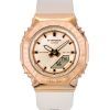 Casio G-Shock Analog Digital Bio-Based Resin Strap Rose Gold Dial Quartz GM-S2110PG-4A 200M Women's Watch