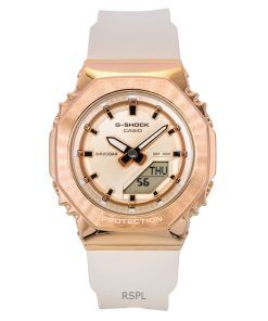 Casio G-Shock Analog Digital Bio-Based Resin Strap Rose Gold Dial Quartz GM-S2110PG-4A 200M Women's Watch