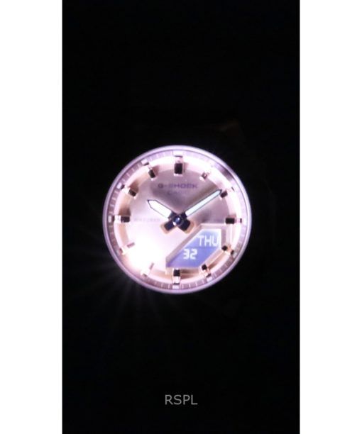 Casio G-Shock Analog Digital Bio-Based Resin Strap Rose Gold Dial Quartz GM-S2110PG-4A 200M Women's Watch