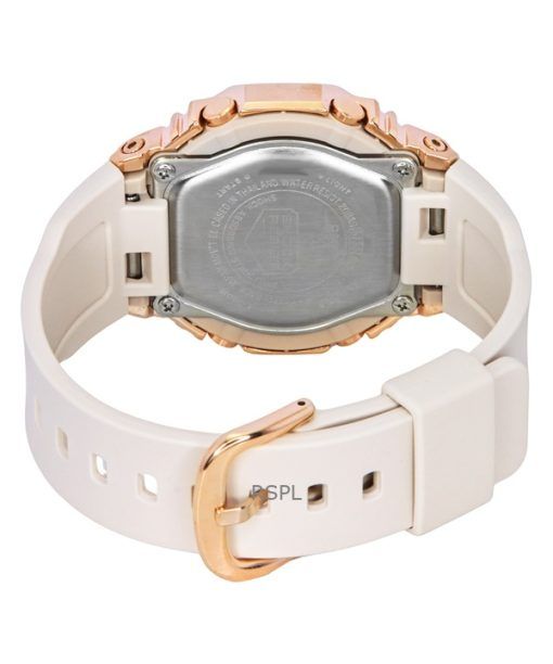 Casio G-Shock Analog Digital Bio-Based Resin Strap Rose Gold Dial Quartz GM-S2110PG-4A 200M Women's Watch