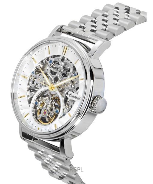 Ingersoll The Charles Stainless Steel Silver Skeleton Dial Automatic I05803B Men's Watch