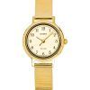 Casio Standard Analog Gold Tone Stainless Steel Cream Dial Quartz LTP-B170G-9BV Women's Watch