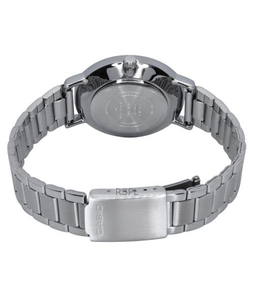 Casio Standard Analog Stainless Steel Black Dial Quartz LTP-VT04D-1A Women's Watch
