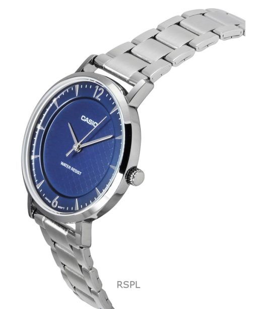 Casio Standard Analog Stainless Steel Blue Dial Quartz LTP-VT04D-2A Women's Watch