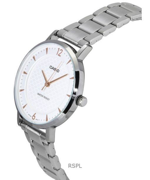 Casio Standard Analog Stainless Steel Cream Dial Quartz LTP-VT04D-7A Women's Watch