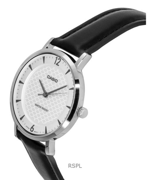Casio Standard Analog Leather Strap White Dial Quartz LTP-VT04L-7A2 Women's Watch