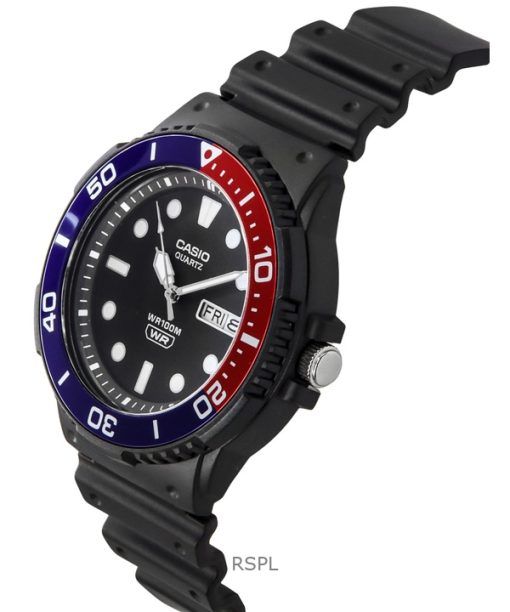 Casio Standard Analog Resin Strap Black Dial Quartz MRW-230H-1E2V 100M Men's Watch