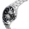 Casio Standard Analog Stainless Steel Black Dial Solar MTS-RS100D-1AV Men's Watch