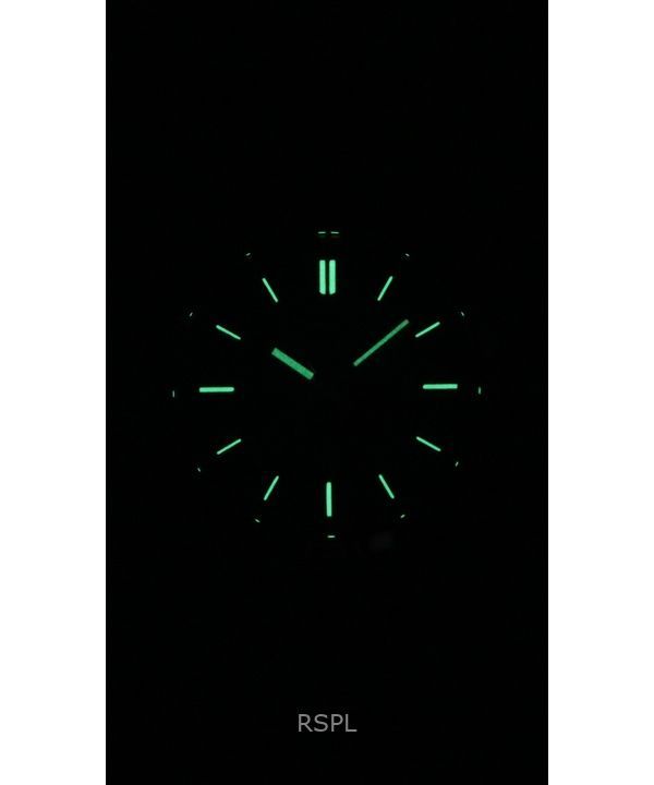 Casio Standard Analog Stainless Steel Green Dial Solar MTS-RS100D-3AV Men's Watch