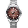 Casio Standard Analog Stainless Steel Brown Dial Solar MTS-RS100D-5A Men's Watch