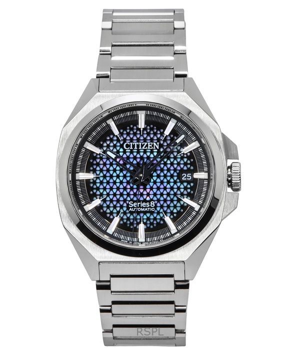 Citizen Series 8 Stainless Steel Blue And Black Dial Automatic NA1010-84X 100M Men's Watch