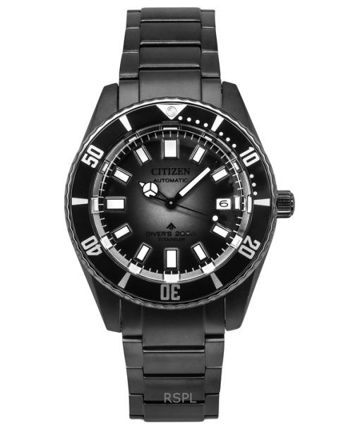 Citizen Promaster Fujitsubo Super Titanium Black Dial Automatic Diver's NB6025-59H 200M Men's Watch