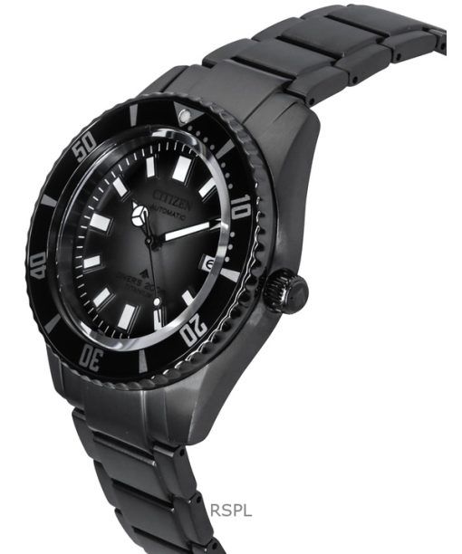 Citizen Promaster Fujitsubo Super Titanium Black Dial Automatic Diver's NB6025-59H 200M Men's Watch
