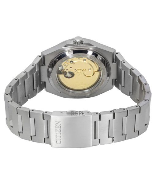 Citizen Zenshin Super Titanium Orange Dial Automatic NJ0180-80Z 100M Men's Watch