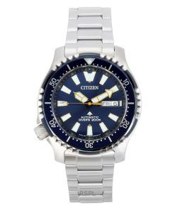 Citizen Promaster Stainless Steel Blue Dial Automatic Diver's NY0166-60L 200M Men's Watch