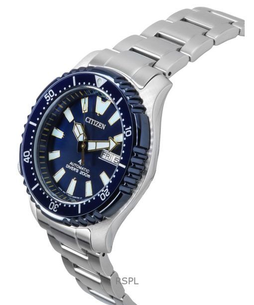 Citizen Promaster Stainless Steel Blue Dial Automatic Diver's NY0166-60L 200M Men's Watch