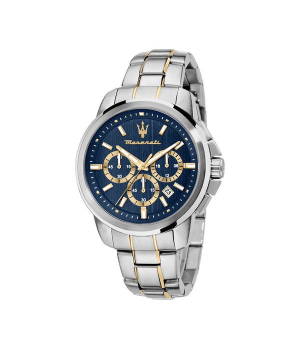 Maserati Successo Chronograph Stainless Steel Blue Dial Quartz R8873621016 Mens Watch