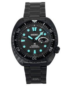 Seiko Prospex Black Series Night Vision Turtle Black Dial Automatic Diver's SRPK43K1 200M Men's Watch