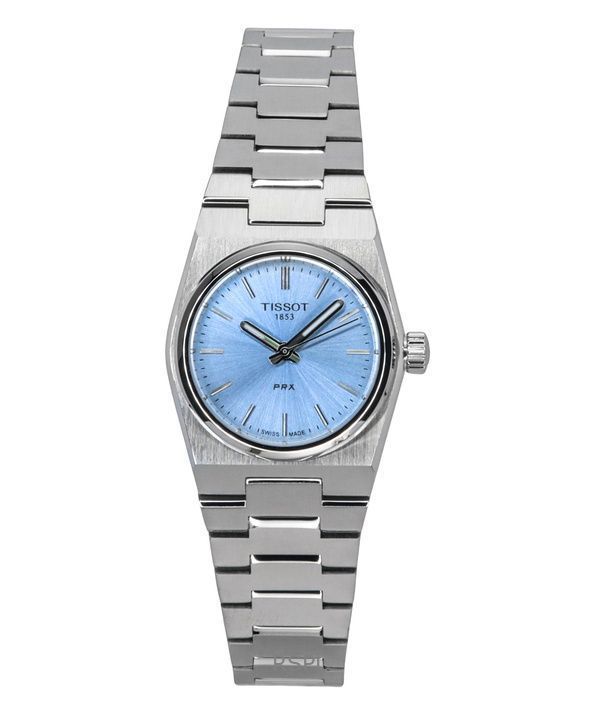Tissot PRX Stainless Steel Ice Blue Dial Quartz T137.010.11.351.00 100M Women's Watch