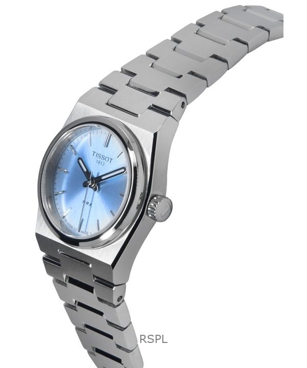 Tissot PRX Stainless Steel Ice Blue Dial Quartz T137.010.11.351.00 100M Women's Watch