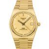 Tissot PRX Powermatic 80 Gold Tone Stainless Steel Champagne Dial Automatic T137.207.33.021.00 100M Women's Watch