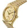 Tissot PRX Powermatic 80 Gold Tone Stainless Steel Champagne Dial Automatic T137.207.33.021.00 100M Women's Watch