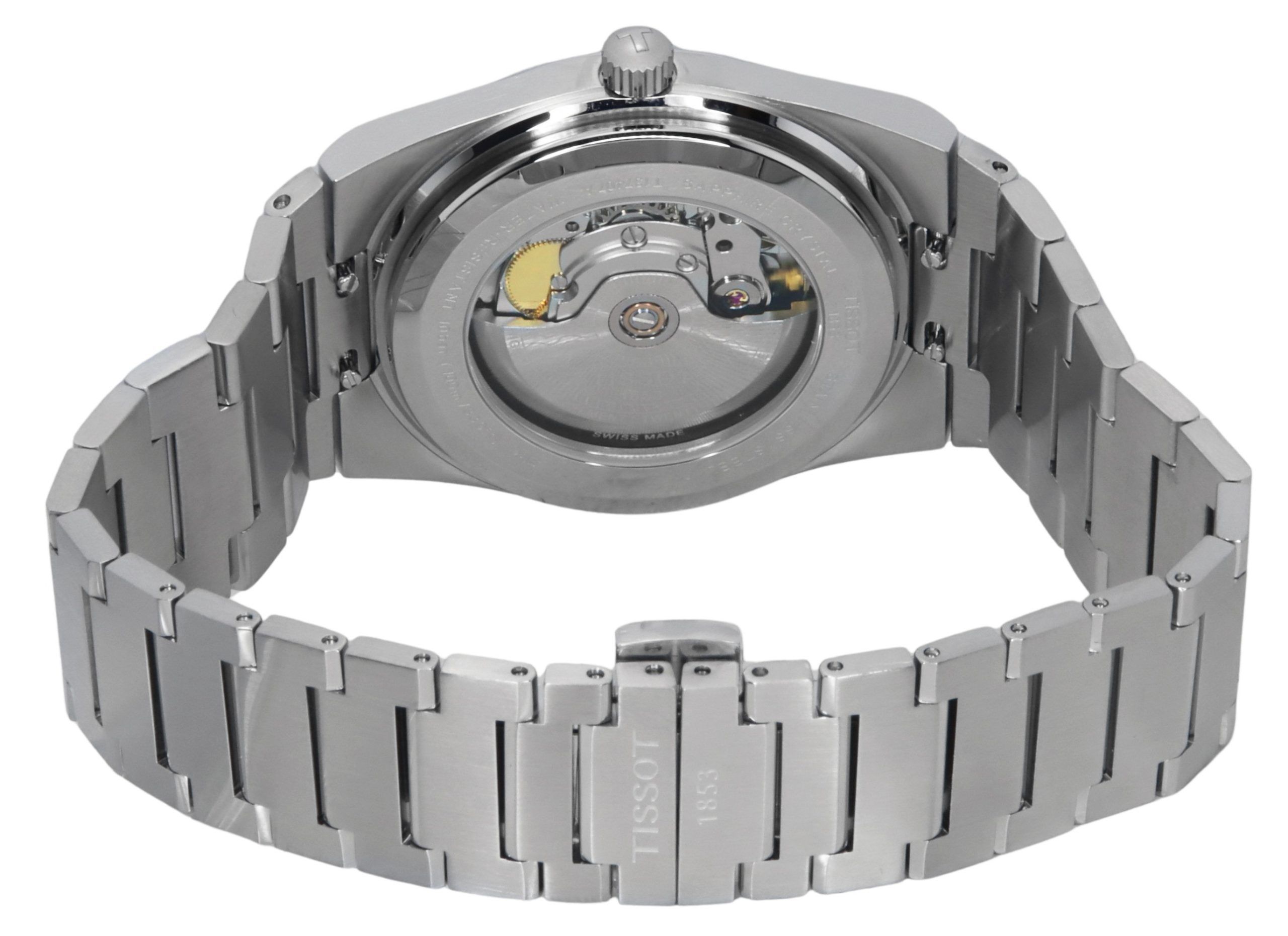 Tissot PRX Powermatic 80 Gradient Stainless Steel Black Chameleon Dial Automatic T137.407.11.051.01 100M Men's Watch