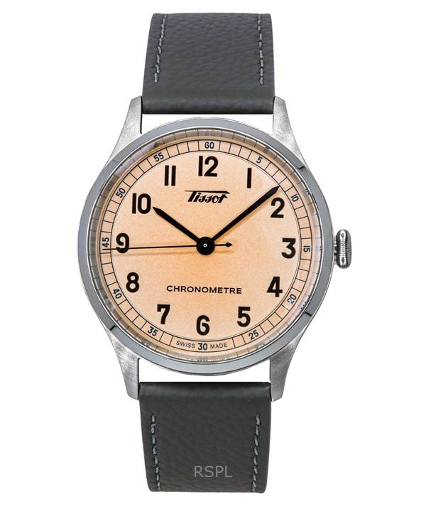 Tissot Heritage 1938 Leather Strap Pink Dial Automatic T142.464.16.332.00 Men's Watch