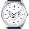 Refurbished Casio Standard Analog Moon Phase White Dial Quartz MTP-M300L-7A Men's Watch