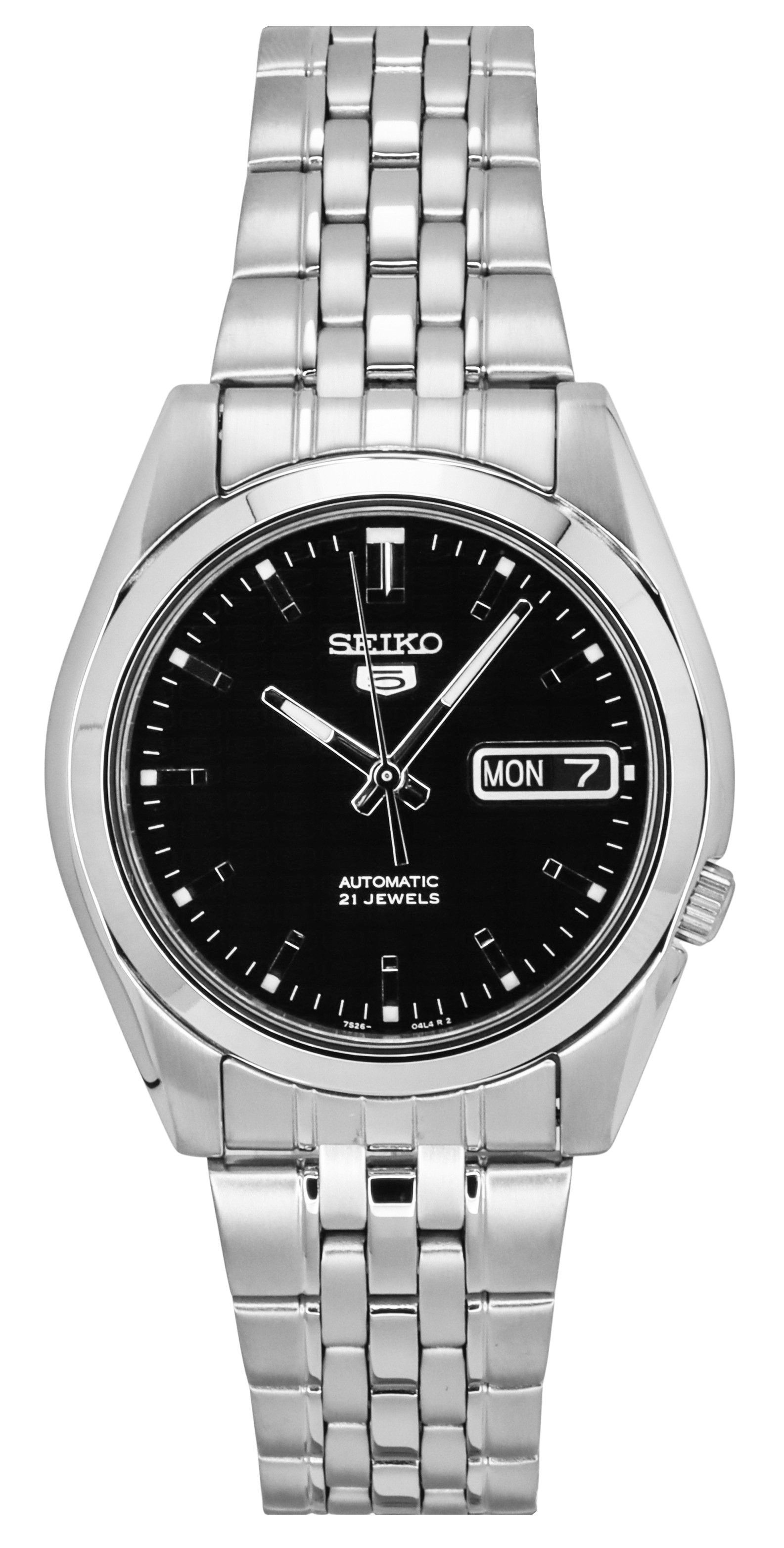 Refurbished Seiko 5 Black Dial 21 Jewels Automatic SNK361K1 Men's Watch