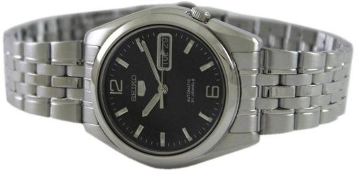 Refurbished Seiko 5 21 Jewels Black Dial Automatic SNK393K1 Men's Watch