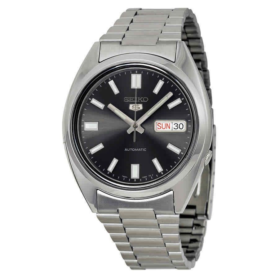 Refurbished Seiko 5 Black Dial Automatic SNXS79K1 Men's Watch